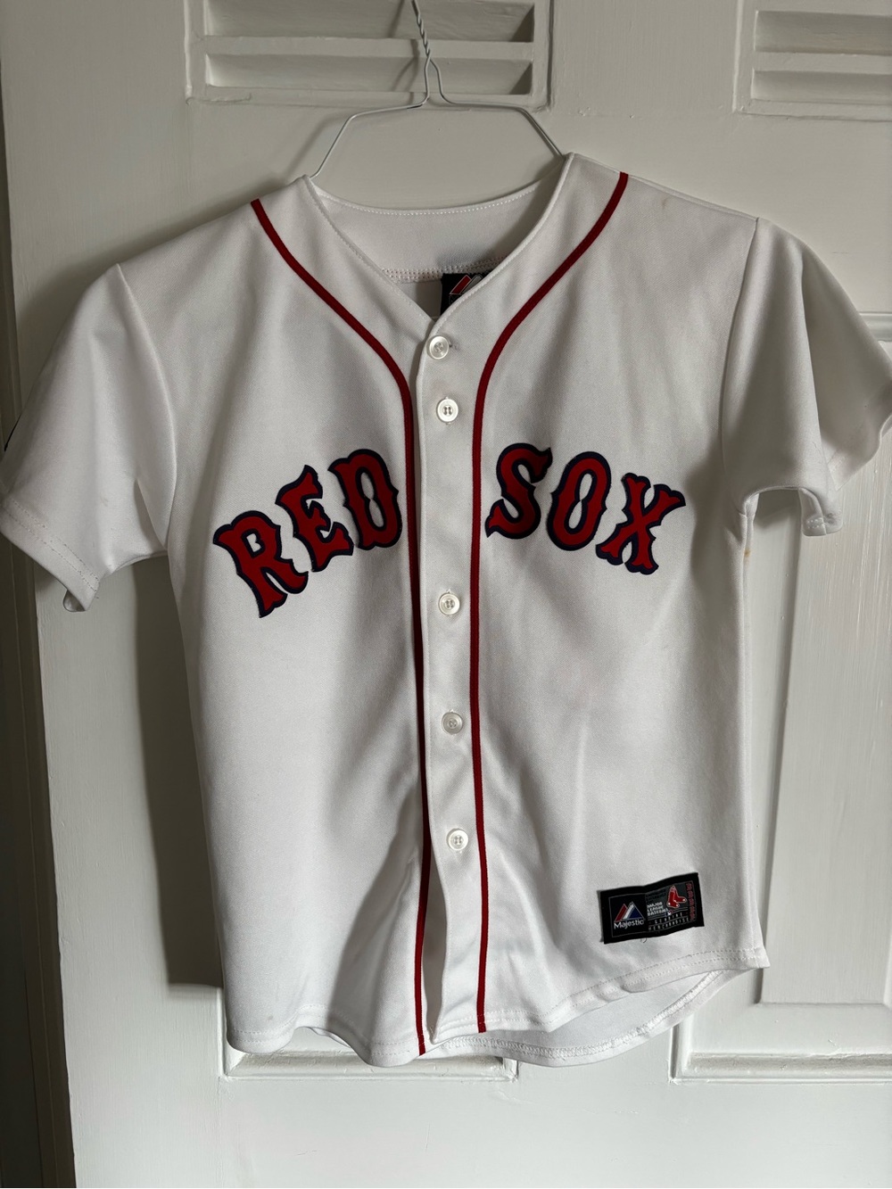 Kids 'Red Sox' classic Dustin Pedroia Baseball Jersey - Official Team Style